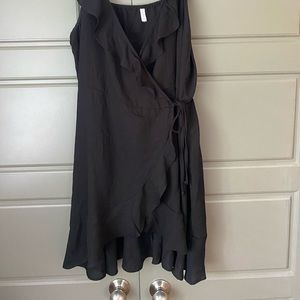 Black Wrap Dress Size 2XL, Target